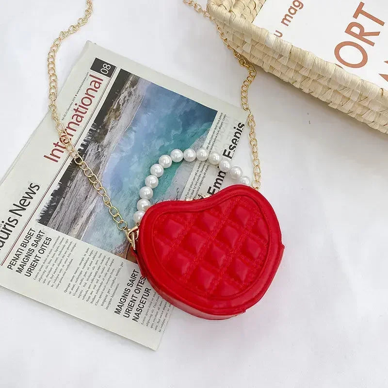 Girls Heart Messenger Bag