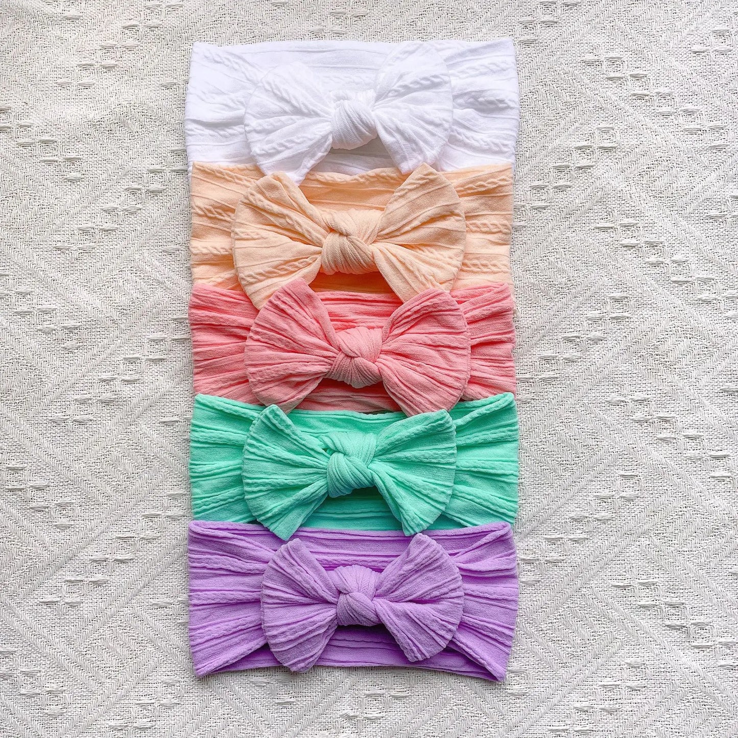 5Pcs Cute Bows Baby Headband