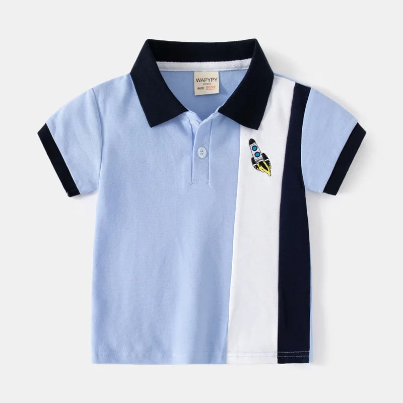 Boy Polo School Shirt  Car Casual