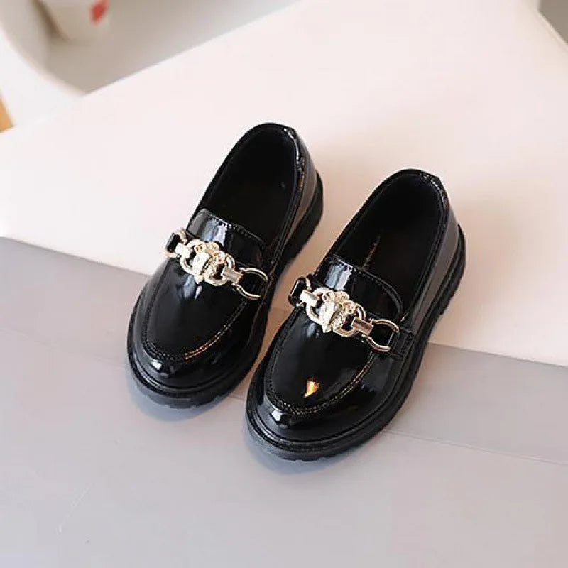 British Style Black Student Performance Shoes