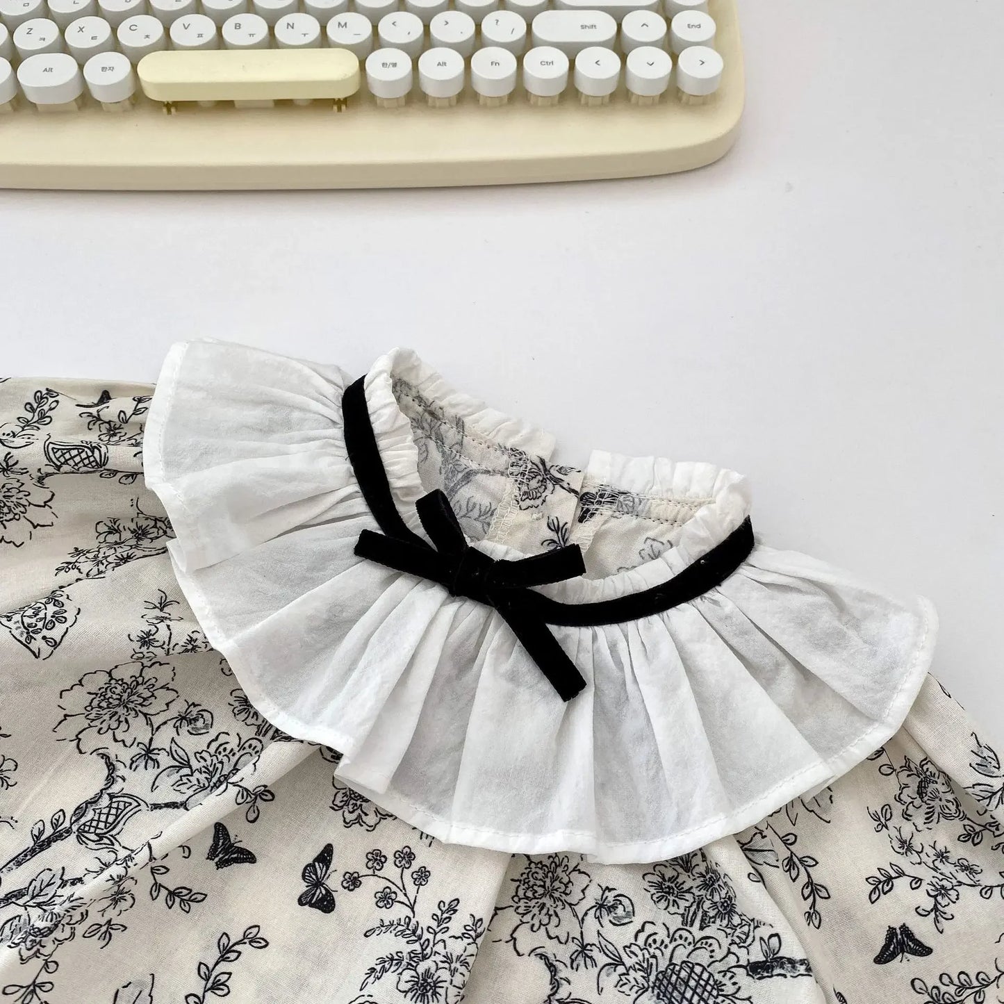 Long Sleeve Shirt+Short Princess Two-piece Suit