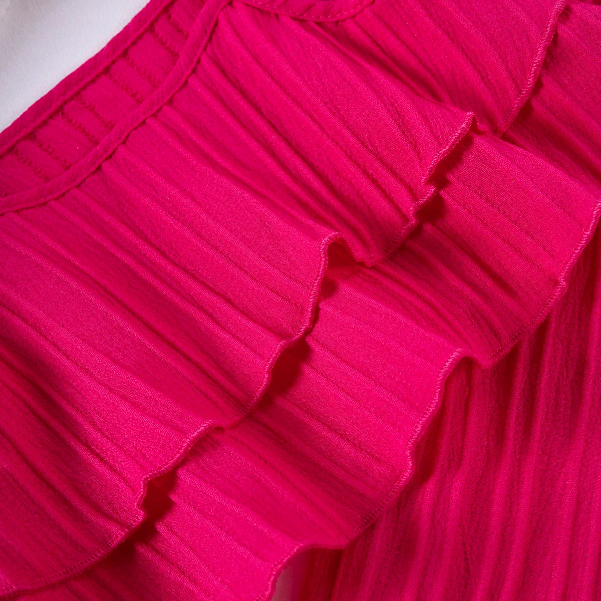 Toddler Suit Summer Solid Colour Girls Fashion Halter Ruffle Top + Wide Leg Trousers 2pcs Sweet Cute Elegant New 2024