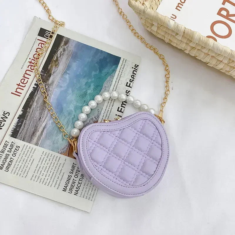 Girls Heart Messenger Bag