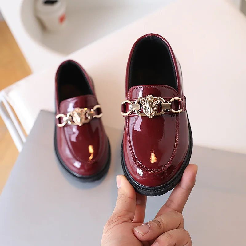 British Style Black Student Performance Shoes