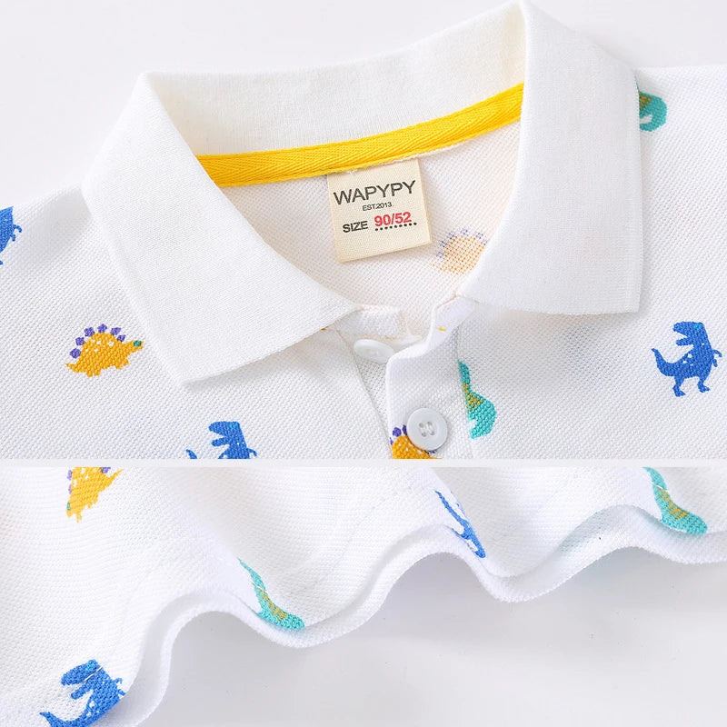 Boy Polo School Shirt  Car Casual