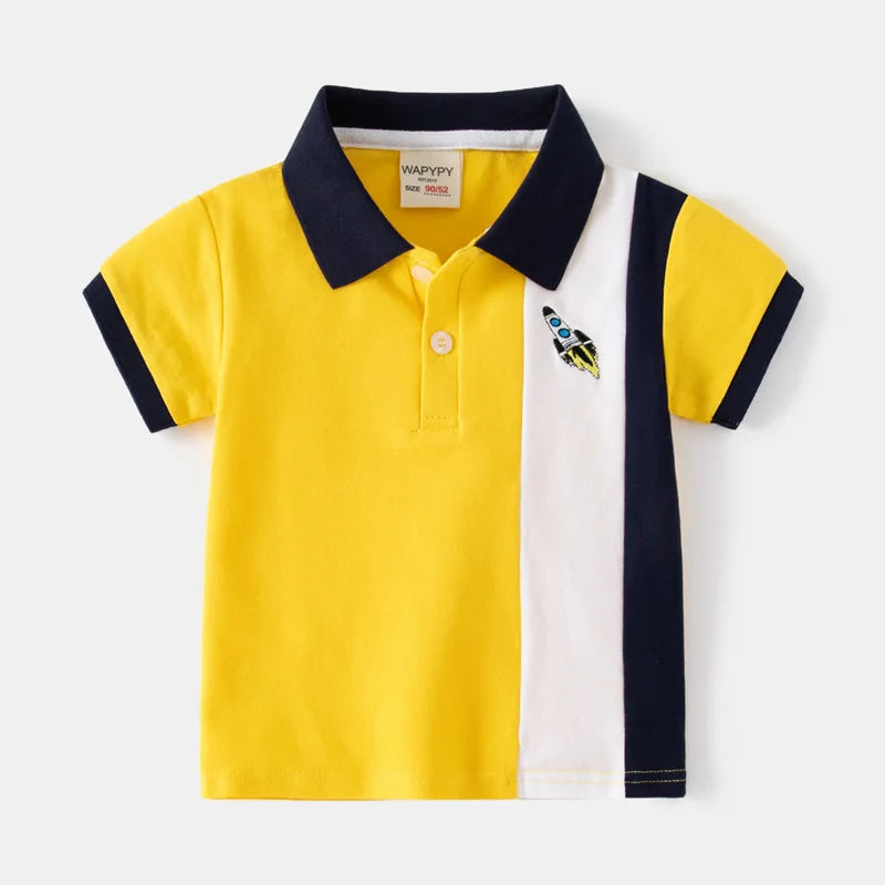 Boy Polo School Shirt  Car Casual