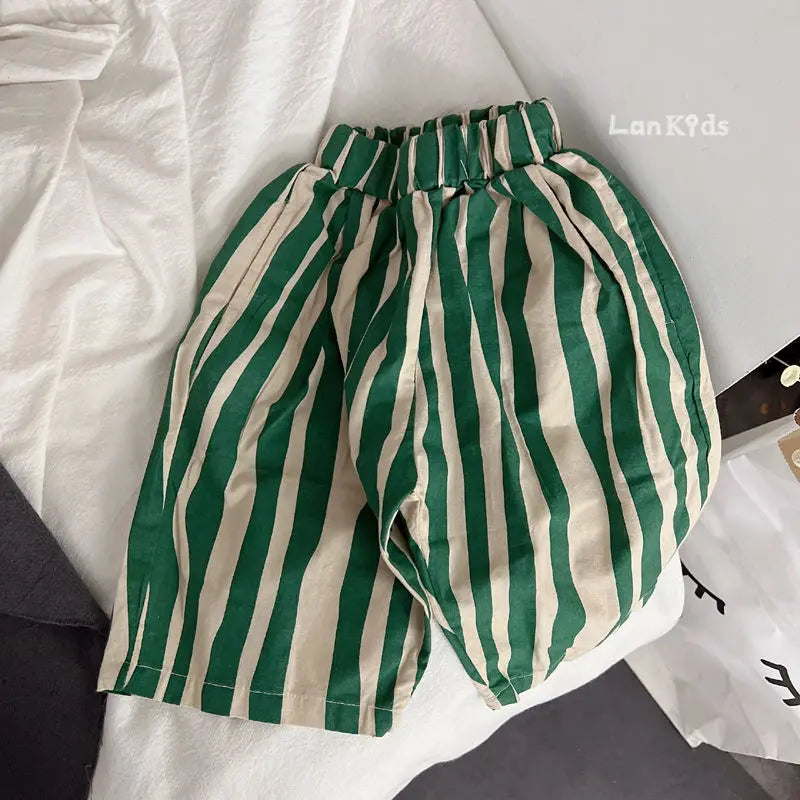 Striped Casual Kids Pants
