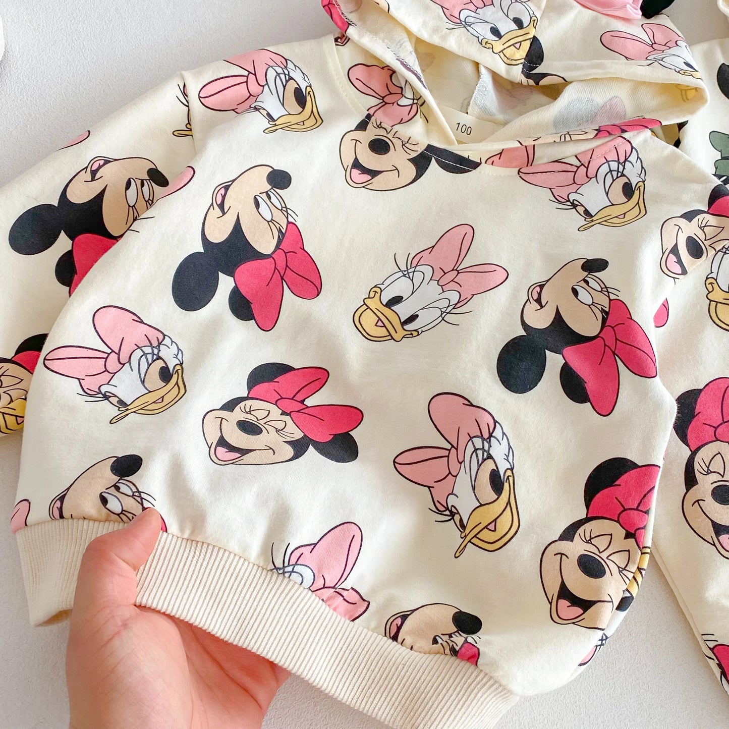 Long Sleeve Hooded Tops Loose Fashion Cartoon