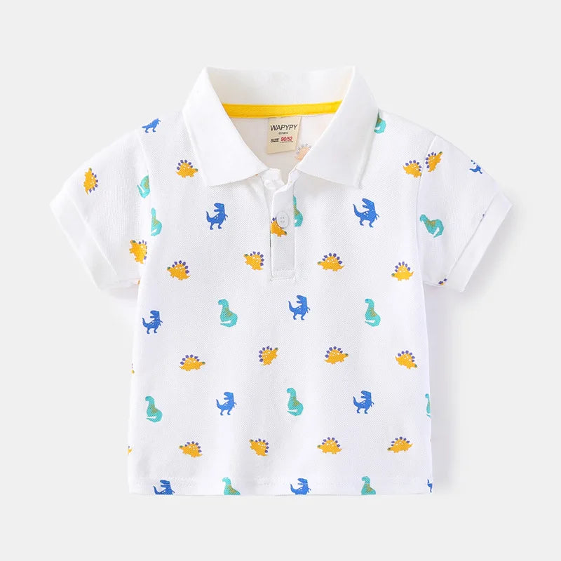 Boy Polo School Shirt  Car Casual