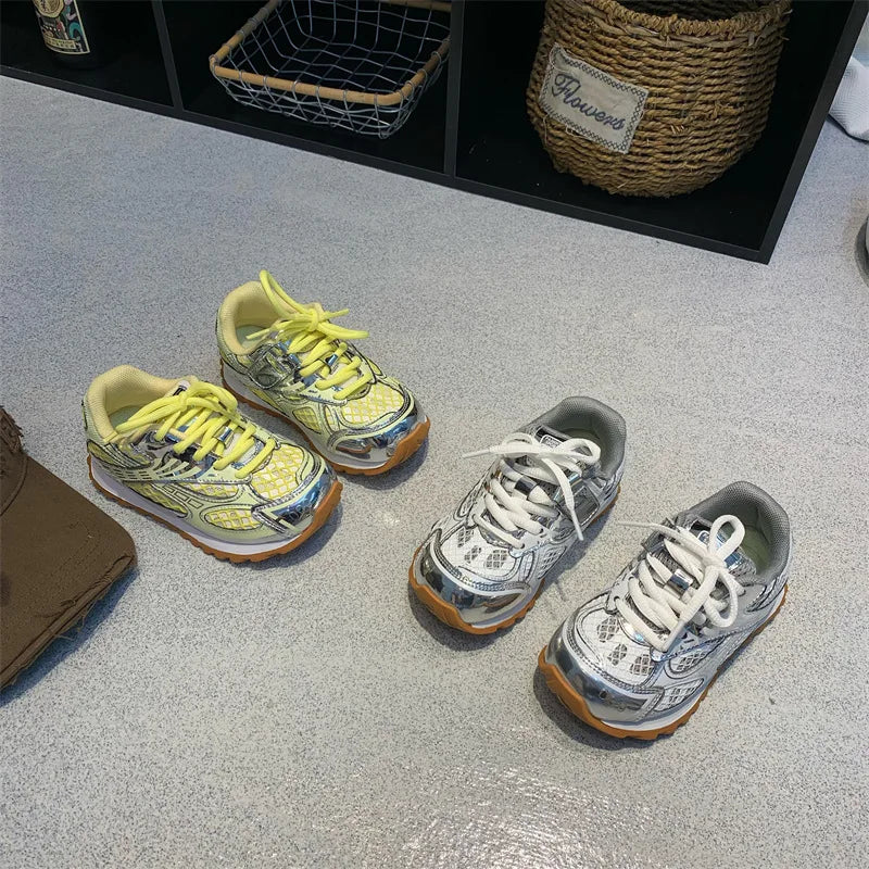 Toddler Kids Orbit Metallic Running Sneaker