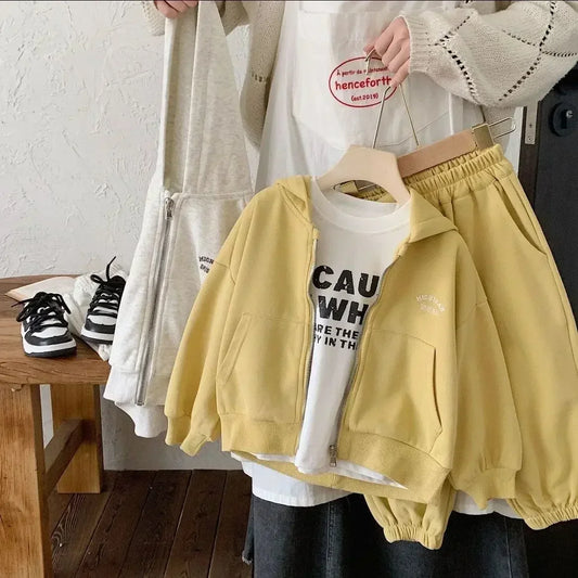 Casual Hooded Sports 2pcs Set